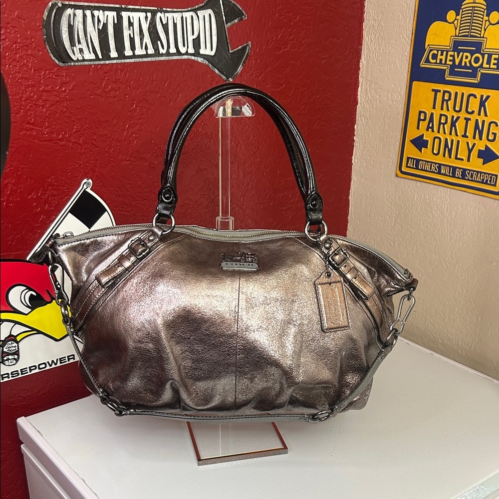 Coach Metallic Designer Women's Handbag